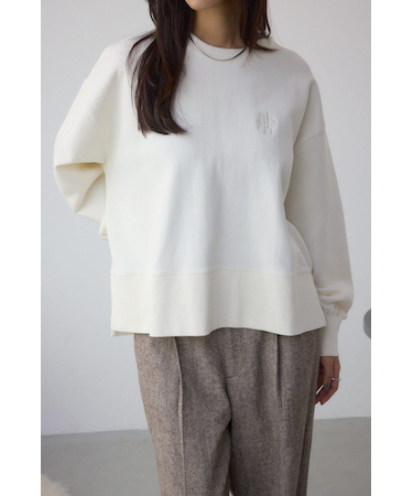 ワンポイントロゴスウェット