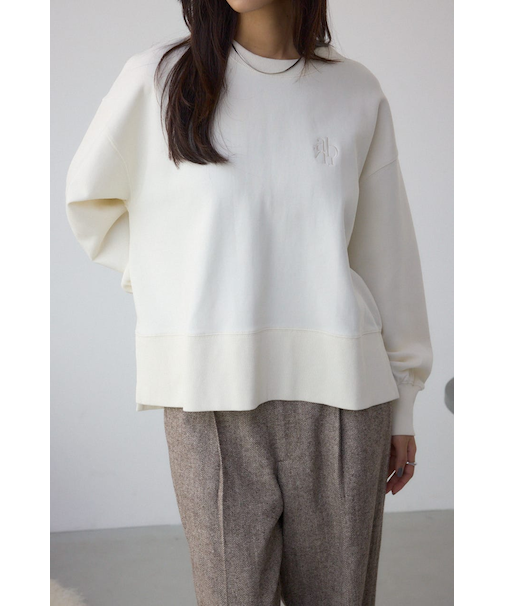 ワンポイントロゴスウェット