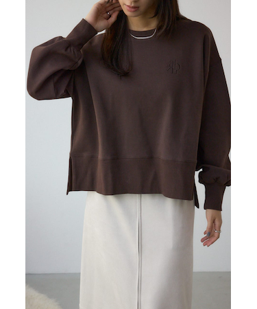 ワンポイントロゴスウェット