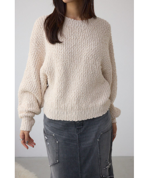 ブークレードルマンニットトップス