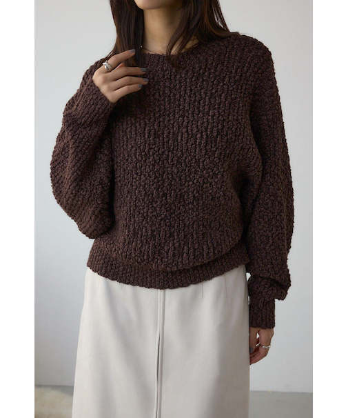 ブークレードルマンニットトップス