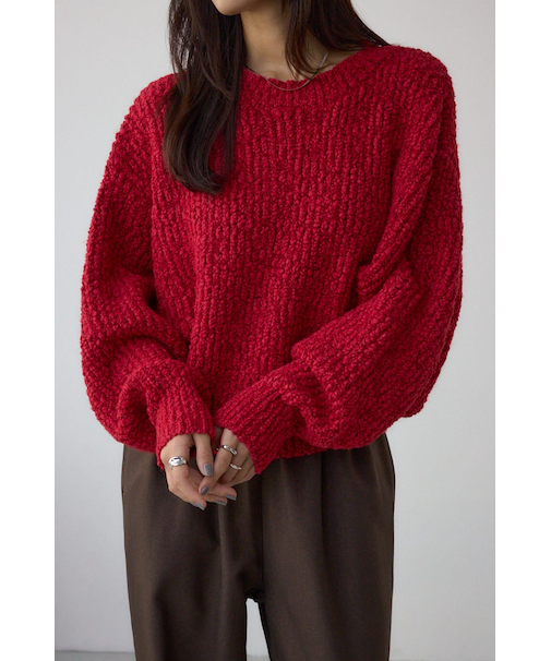 ブークレードルマンニットトップス