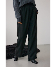 ワイドベルトツイルイージーパンツ