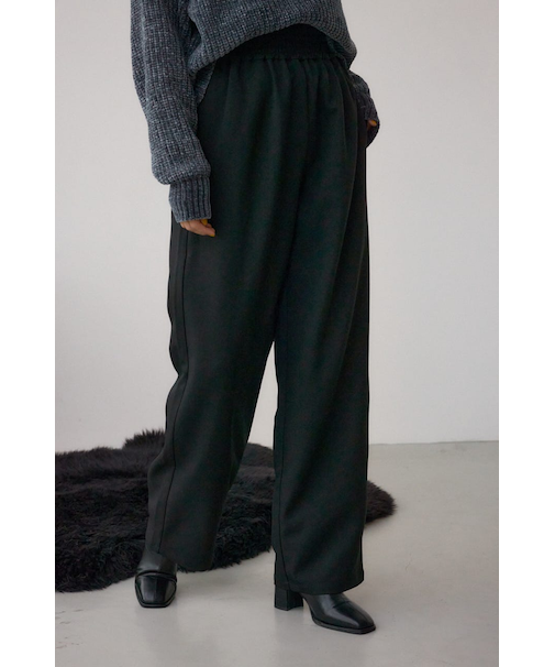 ワイドベルトツイルイージーパンツ