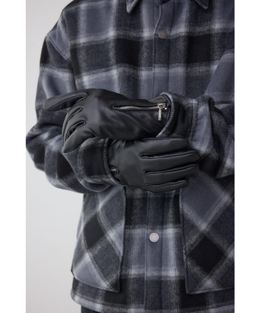 フェイクレザー手袋