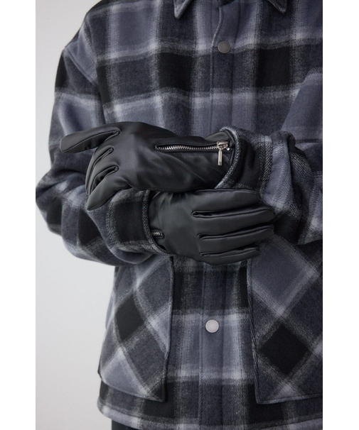 フェイクレザー手袋