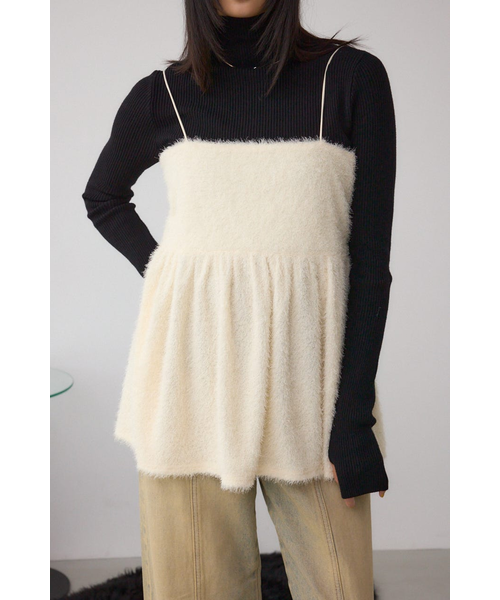 SHEER SQUEEZE CAMI トップス｜スライの通販｜&mall（アンドモール