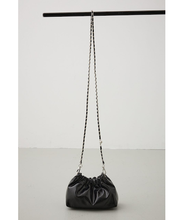 メタルチェーンポシェットバッグ