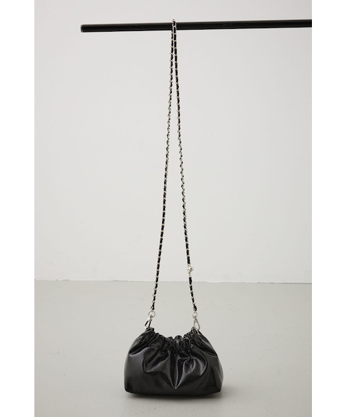 メタルチェーンポシェットバッグ