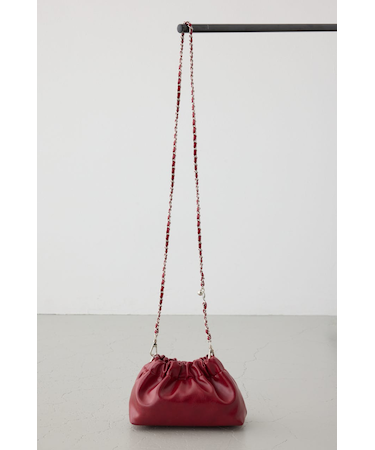 メタルチェーンポシェットバッグ