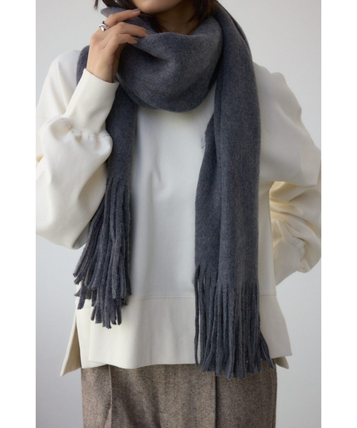 ソフトタッチニットフリンジストール｜アズールバイマウジーの通販