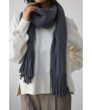 ソフトタッチニットフリンジストール