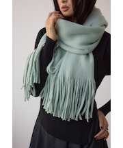 ソフトタッチニットフリンジストール