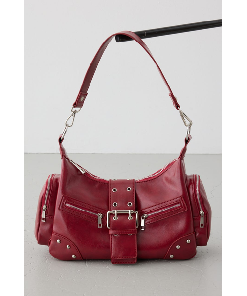 ワイドベルトボックスポケットバッグ