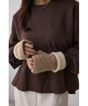 ニットハンドウォーマー