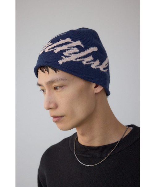 LOGOデザインニット帽