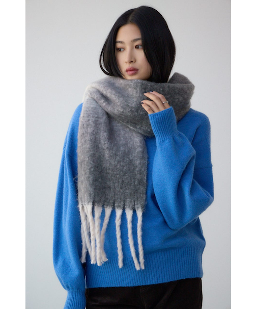 マルチデザインフラッフィーロングマフラー