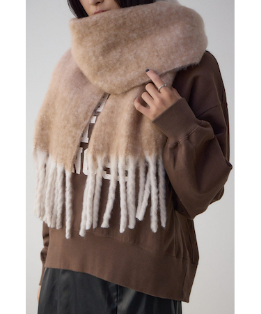 マルチデザインフラッフィーロングマフラー