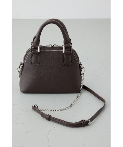 ダブルジッパーミニバッグ