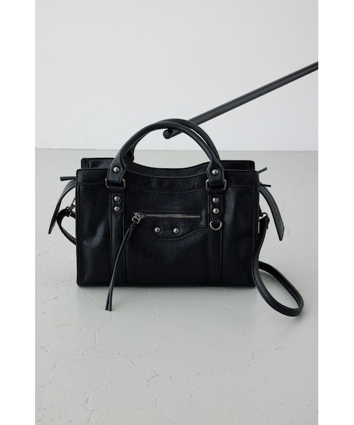 フェイクレザーハンドバッグ