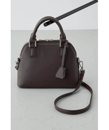 ダブルジッパーハンドバッグ