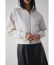 裏起毛Wジップアップフーディー