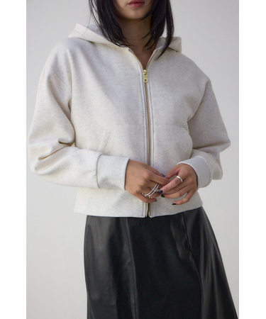裏起毛Wジップアップフーディー