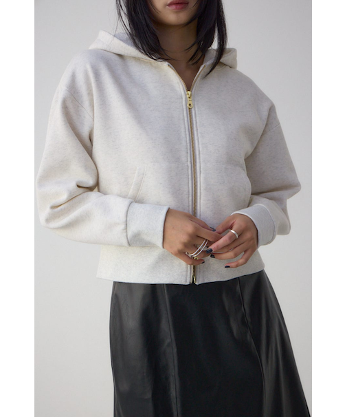 裏起毛Wジップアップフーディー