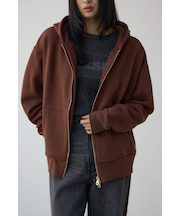 裏起毛Wジップアップフーディー