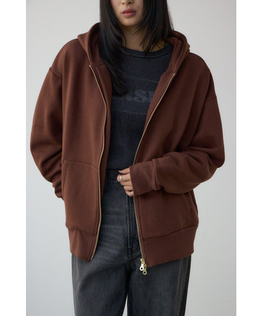 裏起毛Wジップアップフーディー