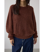 ラメシャギーニットトップス