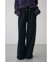 切り替えデザインスウェットワイドパンツ