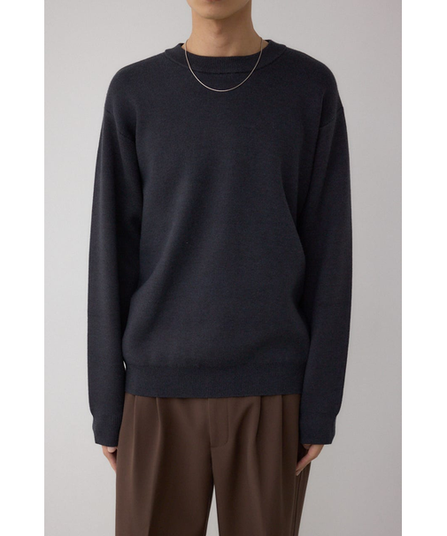 裏シャギーボアニットトップス