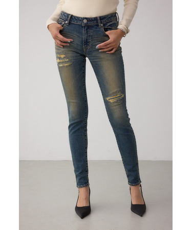 AZUL DENIM リペアスキニーデニム