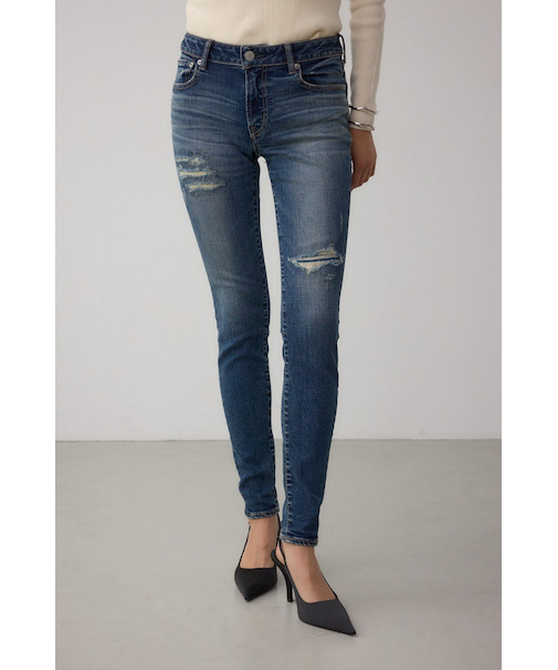 AZUL DENIM リペアスキニーデニム