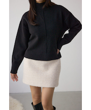 アソートカラーハイネックニットトップス