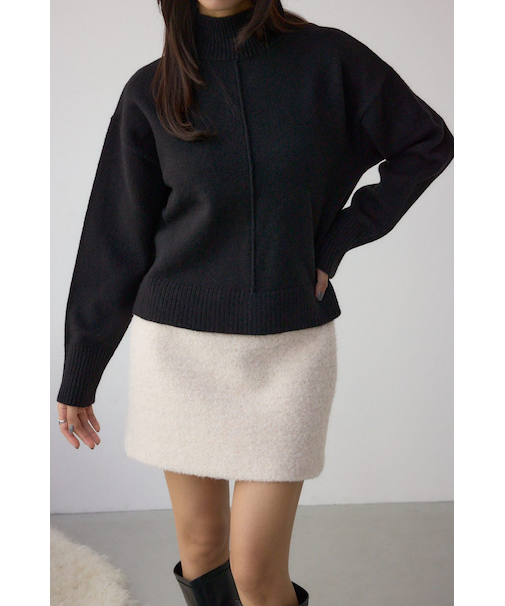 アソートカラーハイネックニットトップス