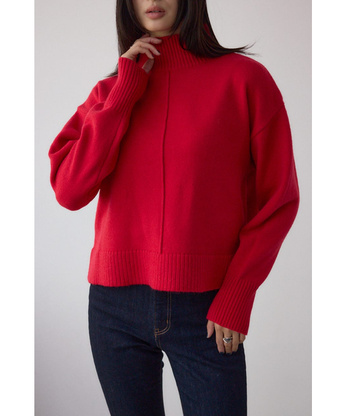 アソートカラーハイネックニットトップス