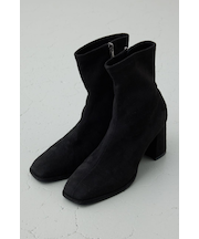 フェイクスエードショートストレッチブーツ