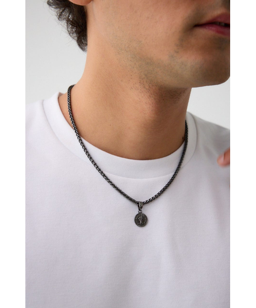 ツイストチェーンコインネックレス