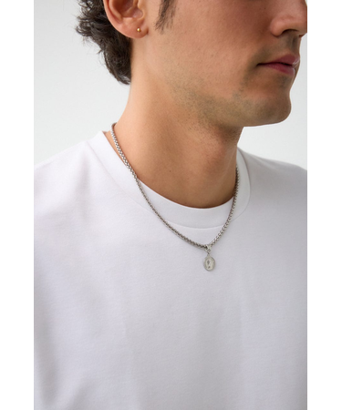 ツイストチェーンコインネックレス