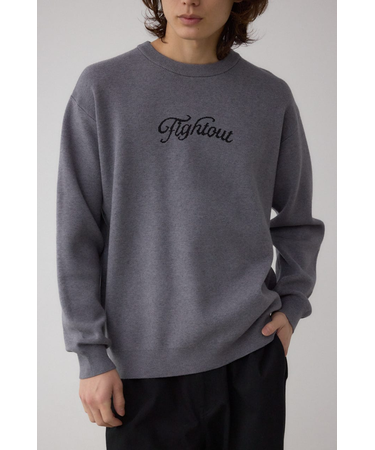 フロントロゴニットトップス