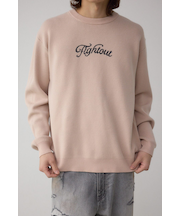 フロントロゴニットトップス