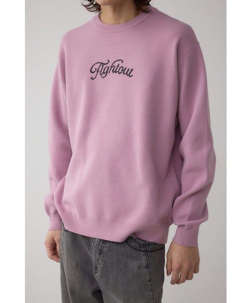 フロントロゴニットトップス