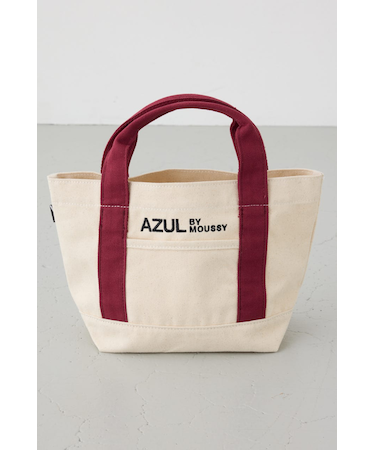 ロゴ刺繍ミニトートバック