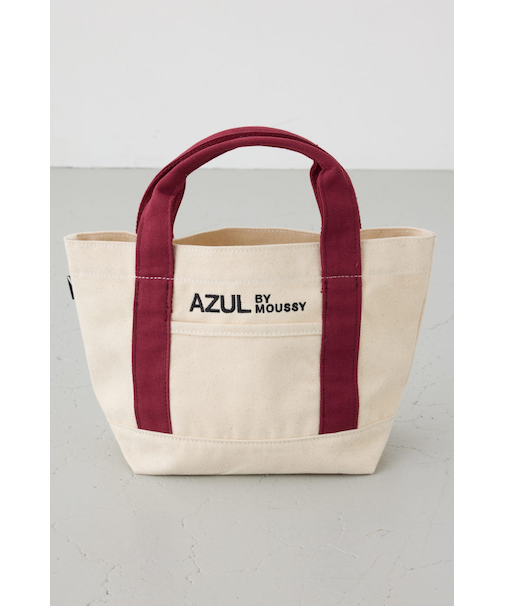 ロゴ刺繍ミニトートバック