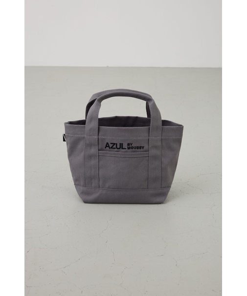 ロゴ刺繍ミニトートバック