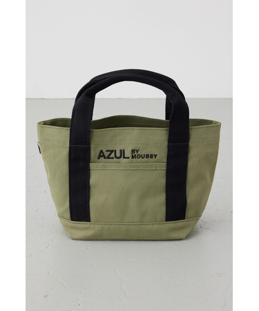 ロゴ刺繍ミニトートバック