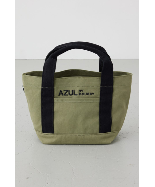 ロゴ刺繍ミニトートバック