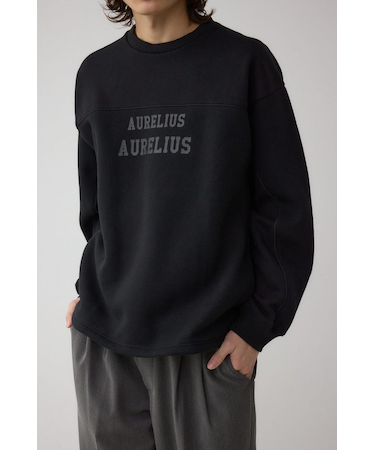 裏起毛パイピングデザイントップス